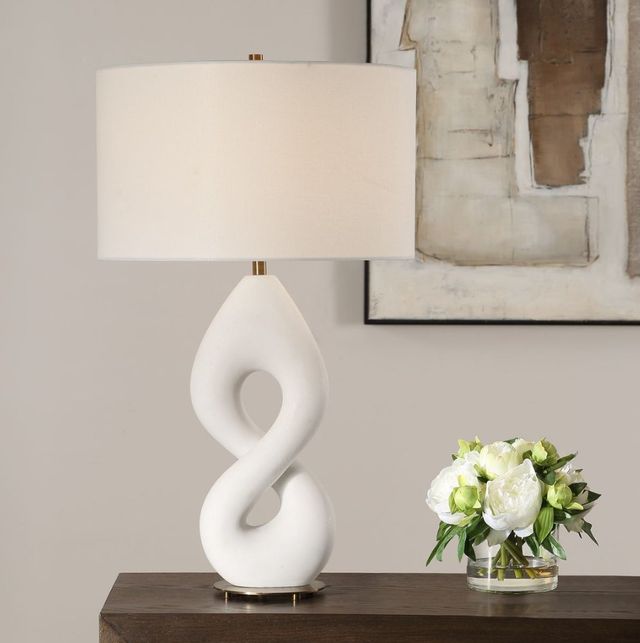 Uttermost® Meridian Ivory Table Lamp-2