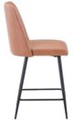 Jofran Inc. Maddox Light Brown Upholstered Counter Stool-2