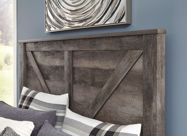 Signature Design by Ashley® Wynnlow Gray King Crossbuck Panel Bed-5