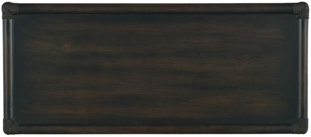 Hooker® Furniture Retreat Pole Rattan Black Sand 5-Drawer Chest-2