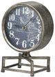 A & B Home Metro Gunmetal Table Clock-1