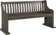 Elements International Stone Smokey Dark Ash Bench-0