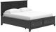 Signature Design by Ashley® Lanolee Black California King Panel Storage Bed-0