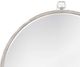 Bassett Mirror Quinn Silver Leaf Bennet Wall Mirror-1