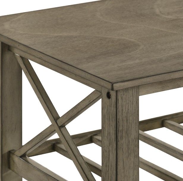 New Classic® Home Furnishings Vesta Gray Coffee Table-3