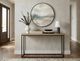 Sunny Designs™ Jax Brown Large Console Table with Black Base-2