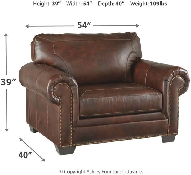 Signature Design by Ashley® Roleson Walnut Chair and a Half-1