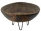 A & B Home Carved Brown Decorative Bowl-1