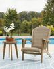 Signature Design by Ashley® Marina Sun Beige Wooden/Resin Outdoor Adirondack Chair-4