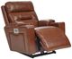 La-Z-Boy® Neo Cognac Leather Power Rocking Recliner with Headrest and Lumbar-4