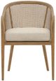 Dovetail Furniture Camile Beige/Natural Dining Chair-1