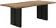 Coaster® Bradshaw Natural Acacia Dining Table with Black Base-0