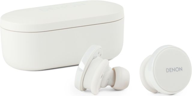Denon® PerL Pro White Wireless Noise Cancelling Earbuds-4