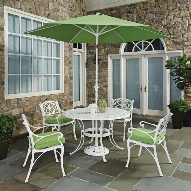 homestyles® Sanibel 6-Piece White Outdoor Dining Set-1
