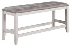 New Classic® Home Furnishings Richland Stonewash Gray Counter Height Bench