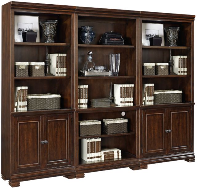 aspenhome® Weston Brown Ale Open Bookcase-3