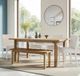 Jofran Inc. Bodhi 6-Piece Golden/Ivory Dining Set-1