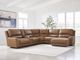 Signature Design by Ashley® Silverbrooke 6-Piece Caramel Right-Arm Facing Power Reclining Sectional and Chaise-1