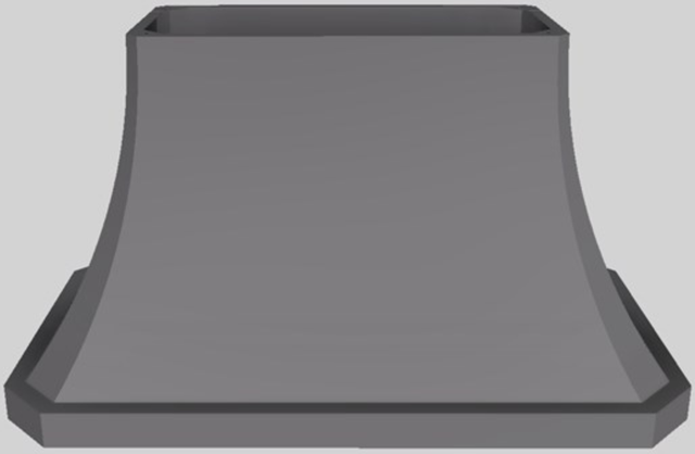 Vent-A-Hood® Designer Series 54" Gunsmoke Island Range Hood-0