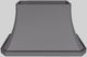 Vent-A-Hood® Designer Series 54" Gunsmoke Island Range Hood-0