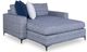 Century® Outdoor Upholstery Great Room Gray Chaise-0