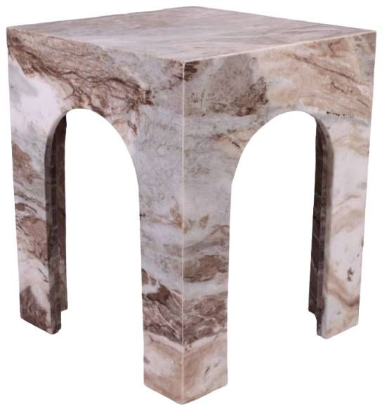 Meridian Furniture Palermo Brown Marble End Table-0