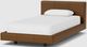 EQ3 Bento Twin Upholstered Leather Panel Bed-1
