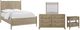Bernards Citrus Heights 4-Piece Sand Queen Bedroom Set-0