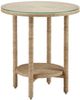 Currey & Company Limay Natural Rope/Clear Accent Table-0