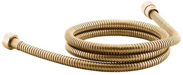 KOHLER® MasterShower® Vibrant Brushed Moderne Brass 60" Metal Shower Hose-0