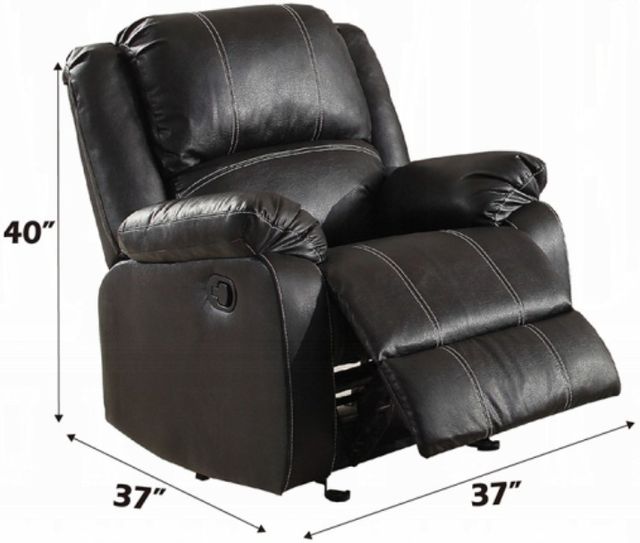 ACME Furniture Zuriel Black Manual Motion Rocker Recliner-2