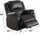 ACME Furniture Zuriel Black Manual Motion Rocker Recliner-2