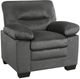 Homelegance® Keighly Dark Gray Chair-0