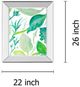 Classy Living Kat Papa Green Water Leaves Il Wall Art-2