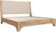 Modus Furniture Brentwood Brioche Queen Upholstered Panel Bed-2