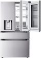 LG 36" 28.6 Cu. Ft. PrintProof™ Stainless Steel Standard Depth MAX 4-Door French Door Refrigerator with Craft Ice and Mini Craft Ice-2