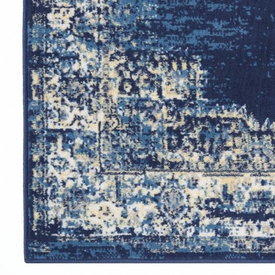 Nourison Home™ Grafix Navy Blue 5'x7' Style 2 Area Rug-3