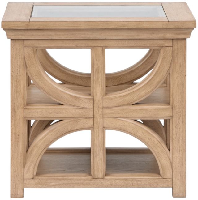 Magnussen Home® Coventry Honey Maple Rectangular Shelf End Table-1