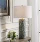 Uttermost® Meltdown Ivory Teal Table Lamp-1