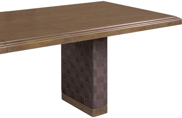 Modus Furniture Arden Dark Chocolate/Tavern Brown Extendable Dining Table-4