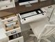 aspenhome® Caraway Aged Ivory Single Ped Desk-2