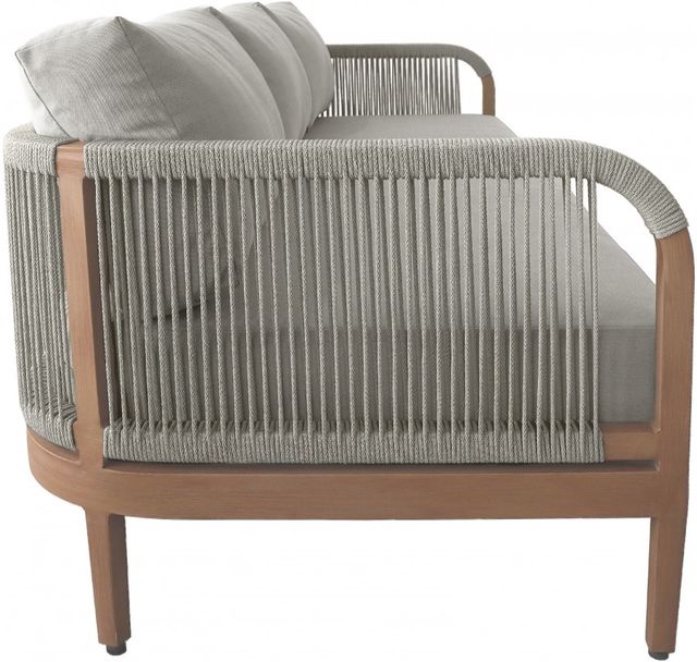 Meridian Furniture Maui Gray Fabric Outdoor Accent Sofa-3