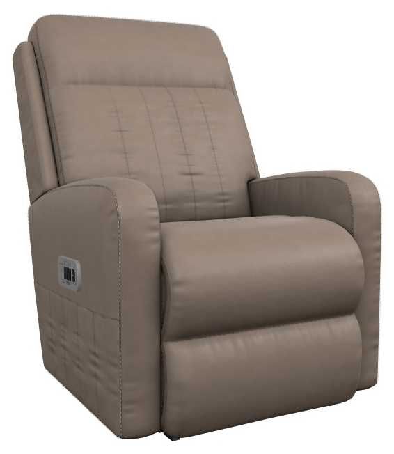 La-Z-Boy® Finley Stone Leather Power Wall Recliner with Headrest and Lumbar-0