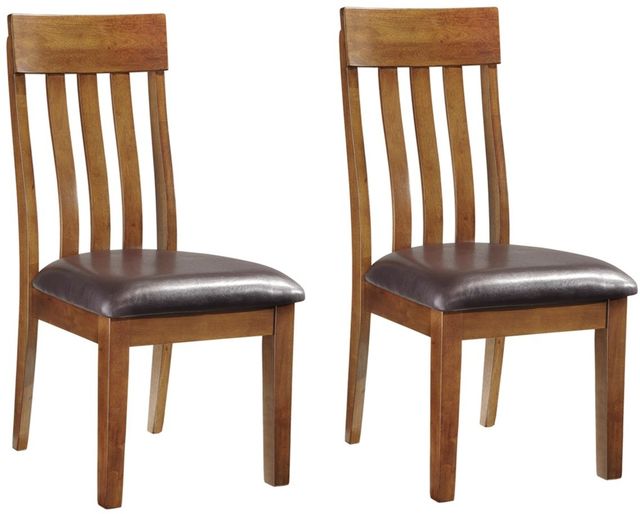 Signature Design by Ashley® Ralene 2-Piece Medium Brown Dining Room Chair-0