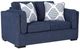 Benchcraft® Evansley Navy Loveseat-0