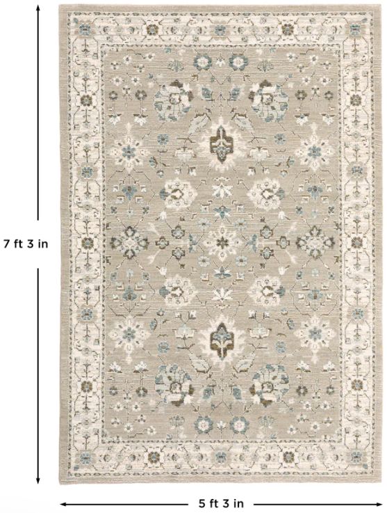 Oriental Weavers™ Andorra 5'x7' Style 22 Area Rug-2