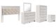 Signature Design by Ashley® Altyra 5-Piece White King Panel Headboard Bedroom Set-0