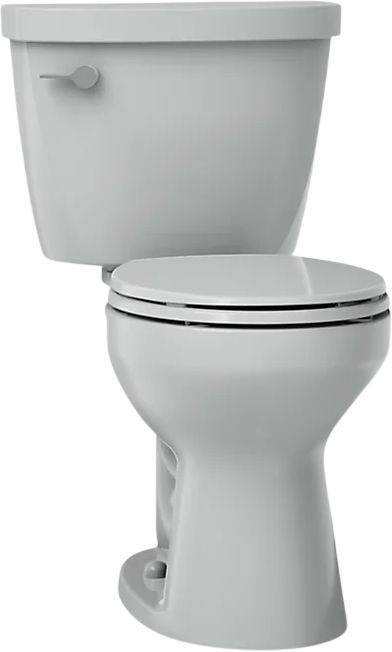 KOHLER® Cimarron® Ice Gray 2-Piece Round-Front Toilet, 1.28 Gpf-0