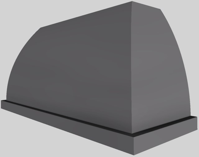 Vent-A-Hood® Designer Series 60" Gunsmoke Wall Mounted Range Hood-1