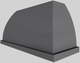 Vent-A-Hood® Designer Series 60" Gunsmoke Wall Mounted Range Hood-1